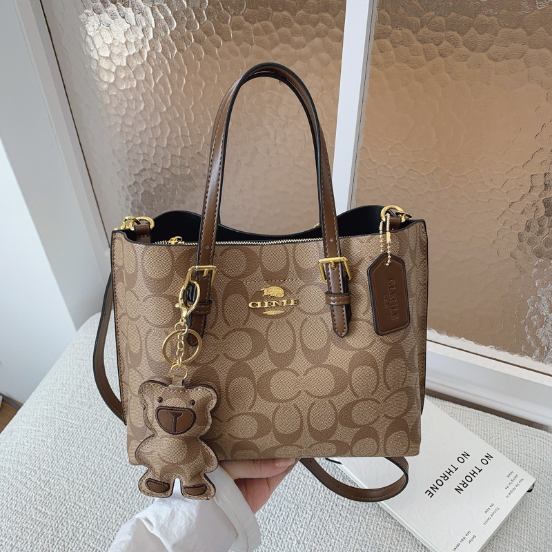 Elegant Monogram Tote Bag in C - Tote Bag Leather Monogram review and price